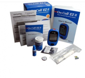 Máy đo đường huyết On-Call EZ II (ĐLý, CTV LH 09344449922)